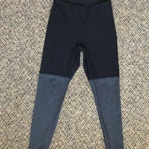 Split color leggings